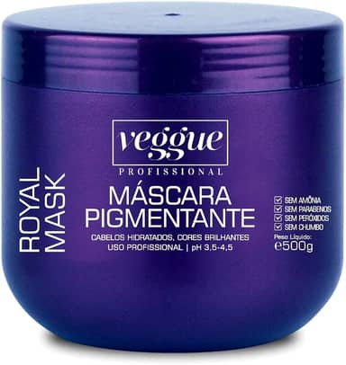 Máscara Matizadora Tonalizante Azul Royal Veggue 500ml