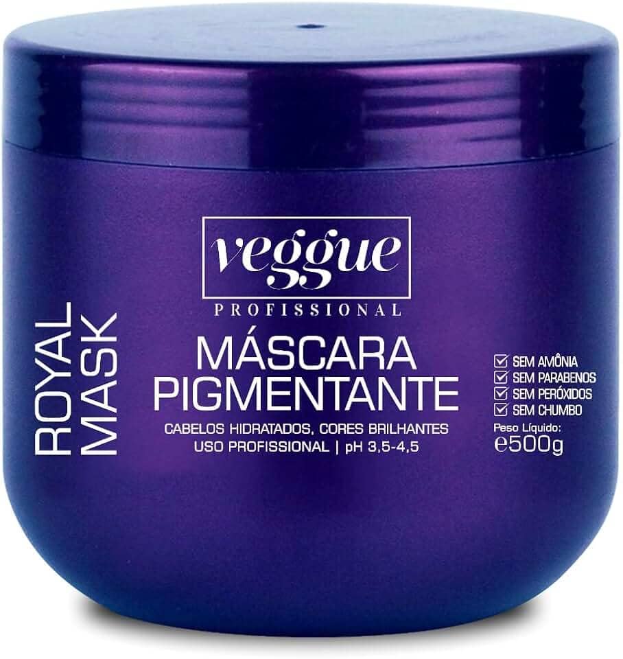 Máscara Matizadora Tonalizante Azul Royal Veggue 500ml
