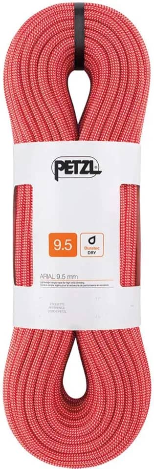 Arial 9,5 Mm - Corda Dinamica, Vermelha, 80 Metros - Petzl