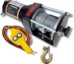 Guincho Elétrico 12v 3000lbs 1360kg Com Controle Cabo De aço - 8X TECH