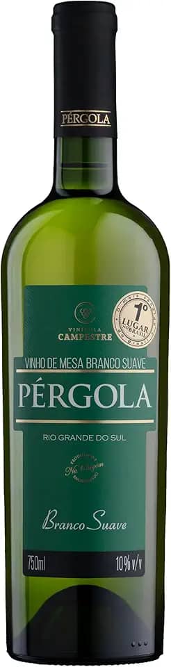 VINHO BRANCO SUAVE SELECAO PERGOLA 750 ML