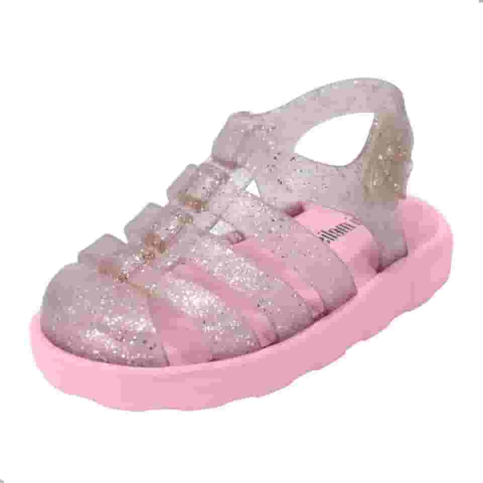 Mini Melissa Megan Baby Rosa Glitter 33982-19