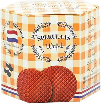 SPEKULAAS WAFEL MOINHO WAFERS 135G HOLANDES 10 UNIDADES