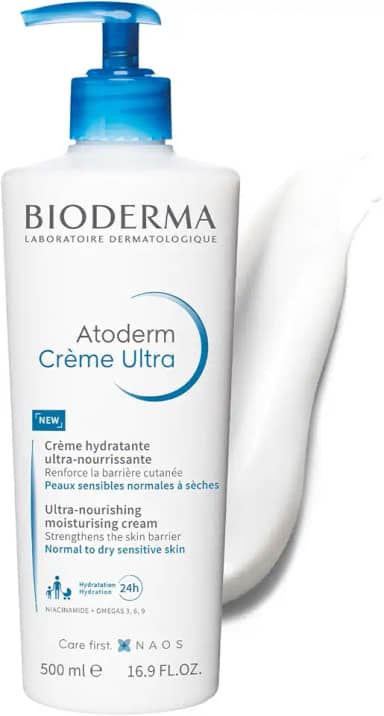 BIODERMA Atoderm Creme Ultra - Hidratação Corporal Diária Ultra Sensorial e Eficaz para Peles Normais e Secas 500ml