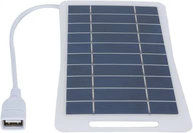 GOWENIC Carregador Solar Monocristalino Portátil, Mini Painel Solar Dobrável, Carregador de Painel USB, de para Acampamento, Caminhada,