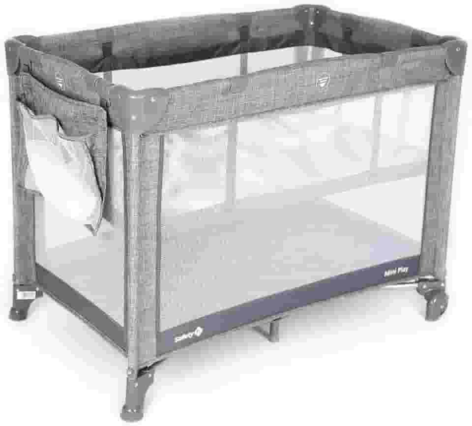Safety 1st, Berço Mini Play, Grey Denim