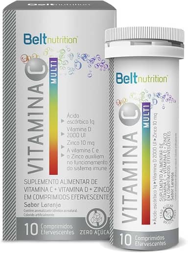 Belt Vitamina C Efervescente Tripla Ação (C+Zinco+D)