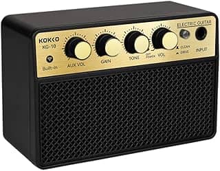KOKKO-Alto-falante de guitarra elétrica, 10W, recarregável, portátil, Audio BT, conexão de auscultadores, 6,35mm, interface universal, plug play, KG-10