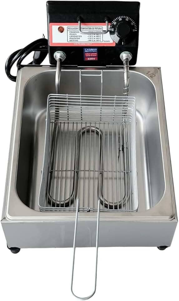 Fritadeira Elétrica Industrial Cuba 5l Econômica (220, Volts)