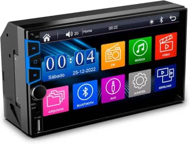 WLK Automotive Central Multimídia Universal Mp5 Espelhamento Android IOS