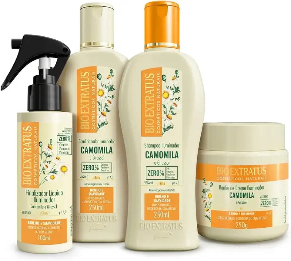 Kit Bio Extratus Camomila (250mL/g) Linha Completa