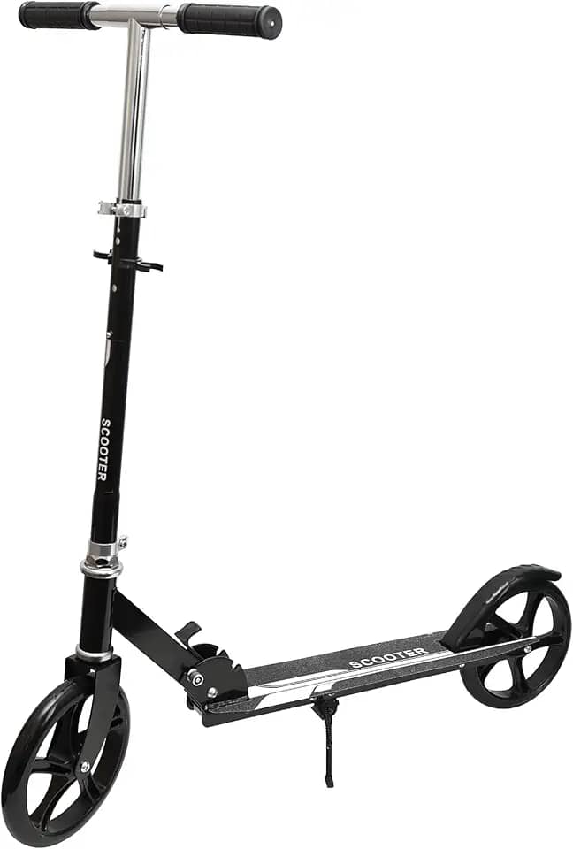 Patinete Dobrável Ajustável em Metal para Adulto Juvenil e Crianças Rodas em PVC até 100kg Leve Resistente Portátil Ideal Lazer Transporte Diversão