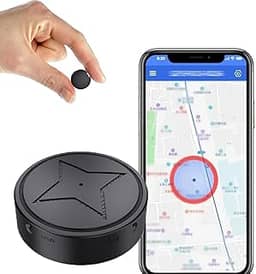 Rastreador GPS Forte Magnético Rastreamento de Veículo Anti-Perda, Multifuncional GPS Mini Lacador (1 peça)