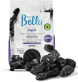 Cera Confete Elástica Negra Depil Bella 1 Kg