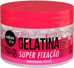 #TODECACHO GELATINA SUPER FIXAÇÃO 300G, Salon Line