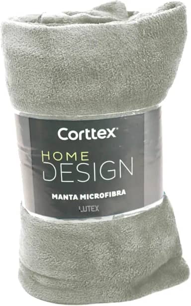 Cobertor Microfibra Casal King Manta Coberta Corttex Home Design Antialérgico Super Macio 2,20x2,40 (Cinza)