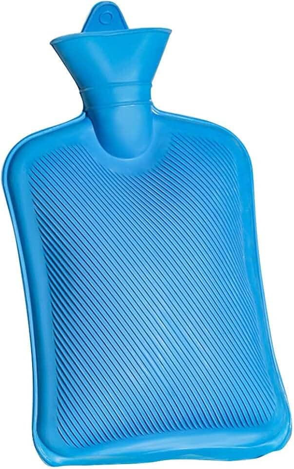 Saco de Água Quente 2L Borracha para Aquecimento Mãos e Pés Terapia Fria Alívio Dor