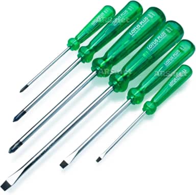 Kit Jogo Chave Philips E Fenda Pontas Imantadas 6 Peças