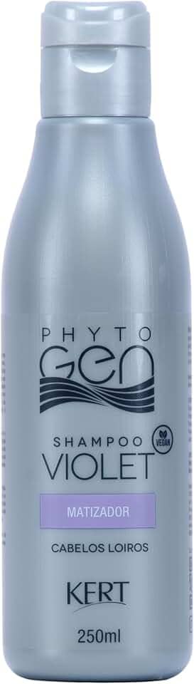 Phytogen, Shampoo tonalizante para cabelos, Violet "Tom Violeta", 250 ml, Cinza