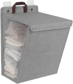 Cesto de Roupas Dobrável Pendurável com Design Prático Moderno Dobrável Portátil e Compacto Espaço Otimizado