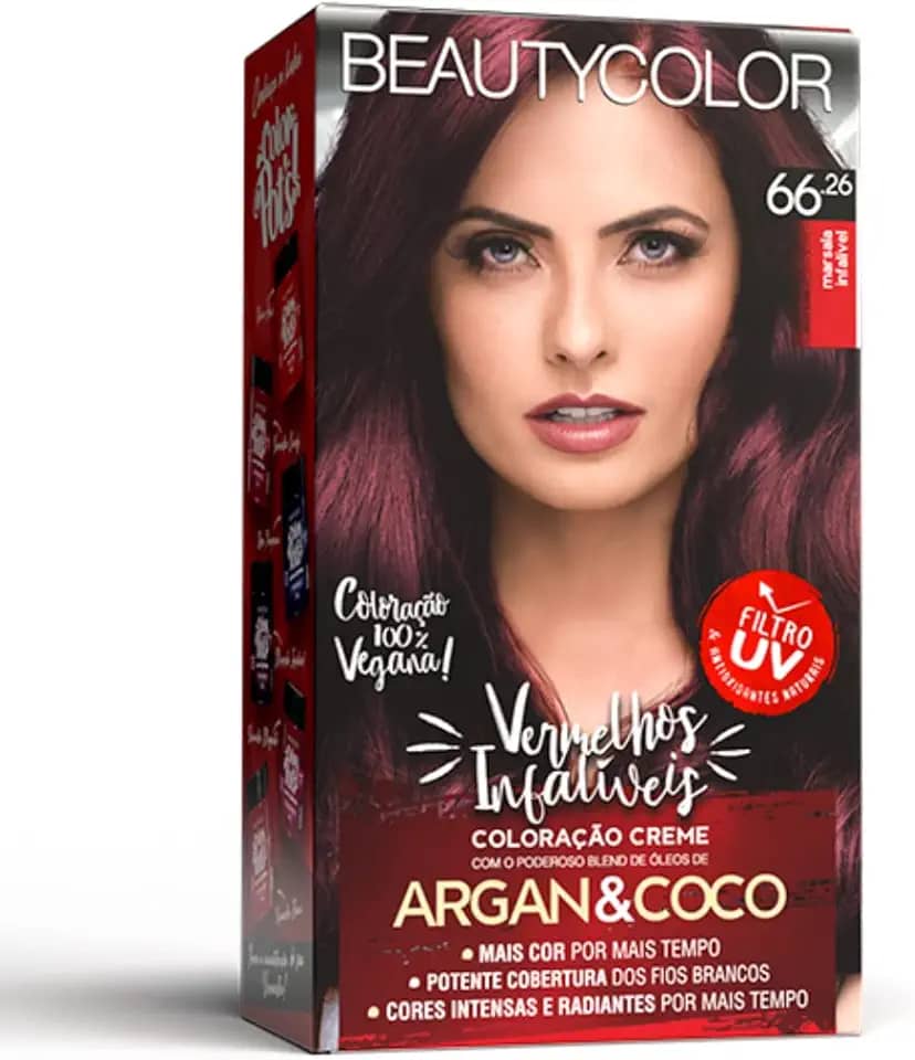 Coloração Kit BEAUTYCOLOR - 66.26 Marsala Infalível