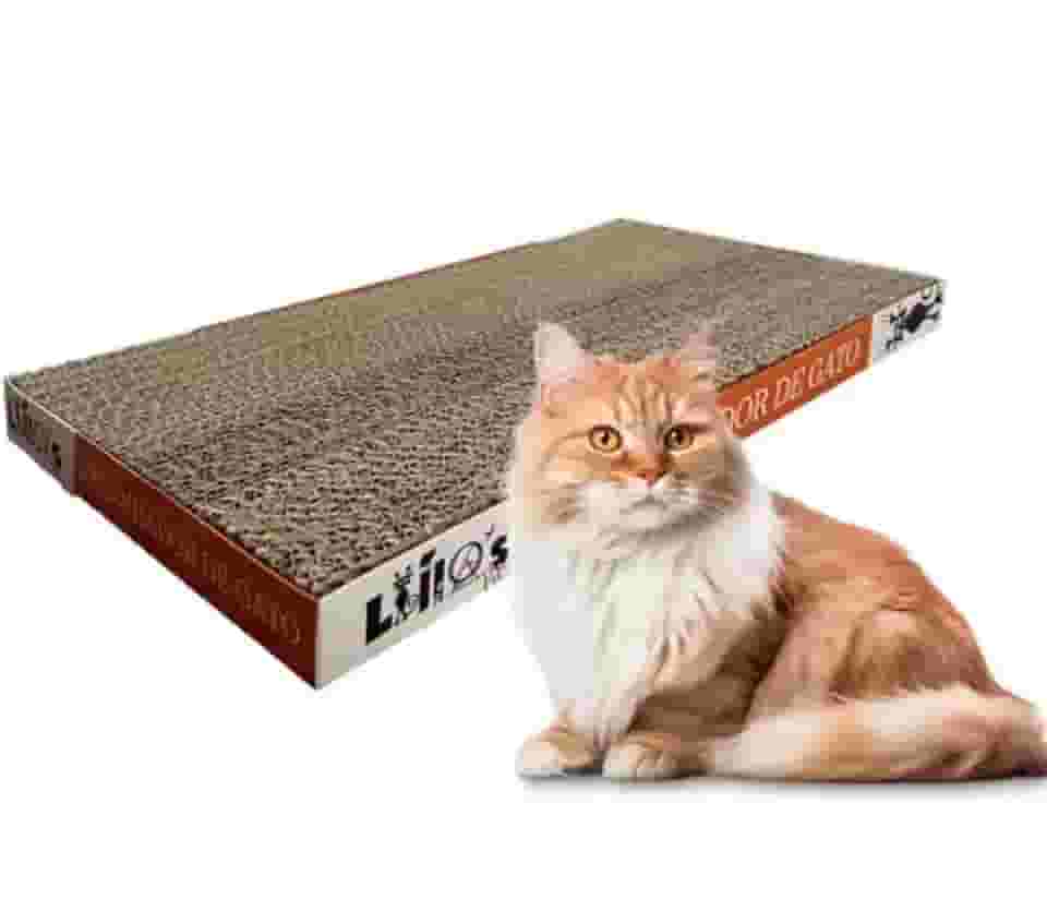 Arranhador Para Gatos Retangular Papelão Plano