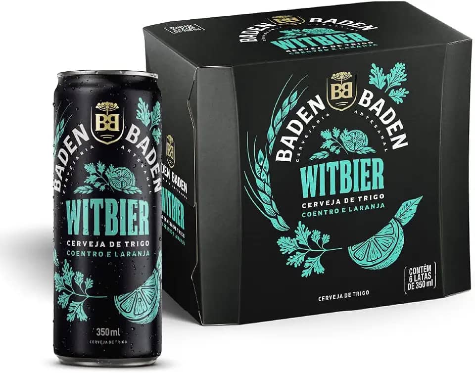Baden Baden Cerveja Witbier, Pack 6 Latas 350ml