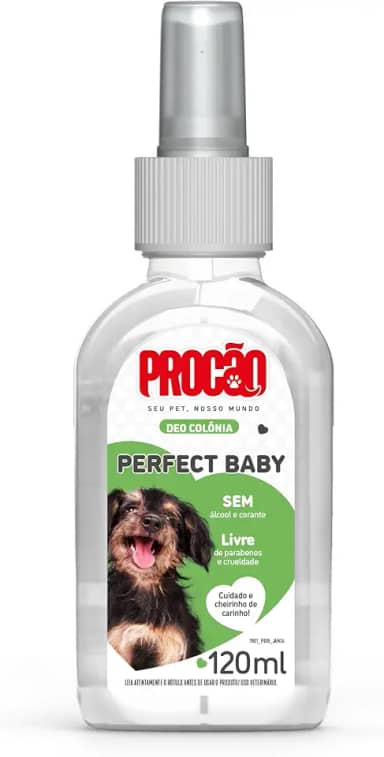 Perfume Deo Colônia para Cães e Gatos Filhotes, PERFECT BABY Procão