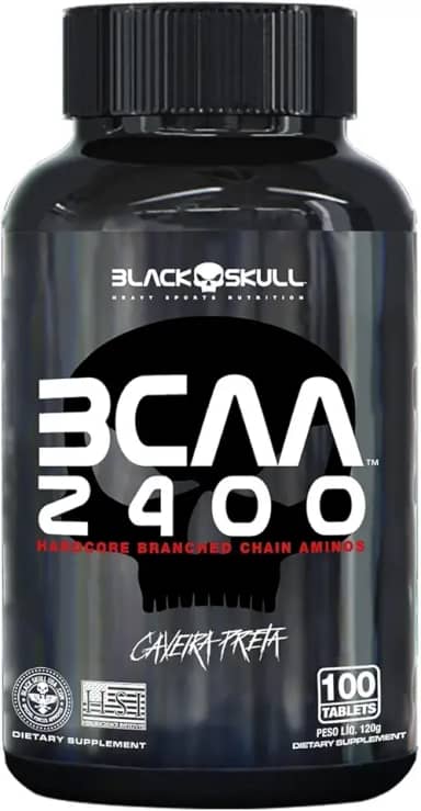 Bcaa 2400 - 100 Tabletes - Black Skull, Black Skull