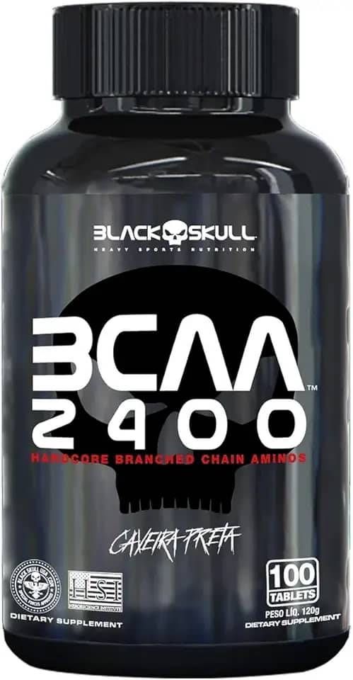 Bcaa 2400 - 100 Tabletes - Black Skull, Black Skull