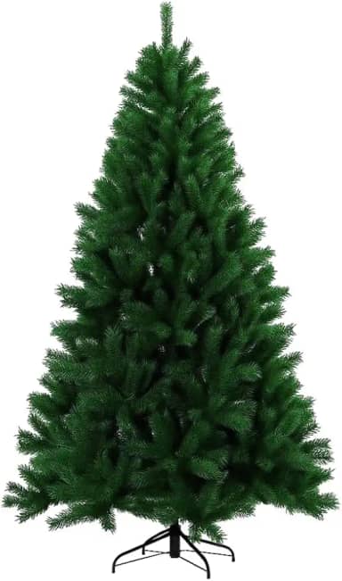 Árvore De Natal 1,80cm Pinheiro Alto Luxo 850Galhos Cheia Resistente Pinheiro De Natal Tradicional Verde Premium