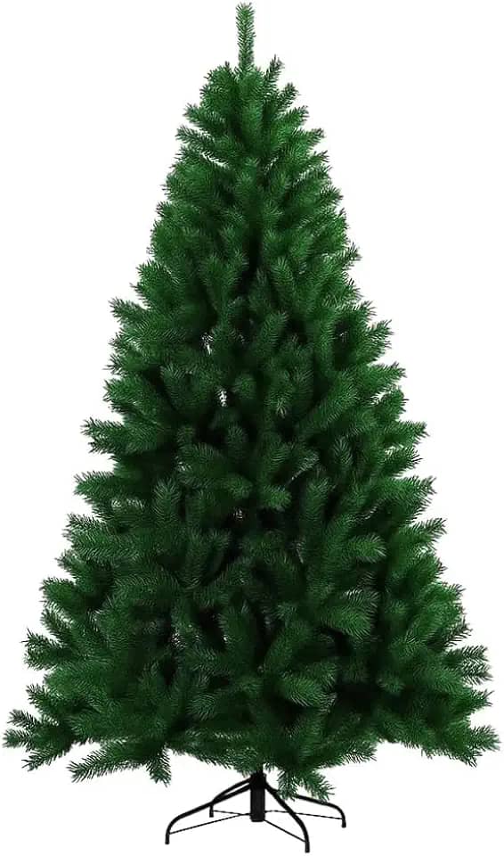 Árvore De Natal 1,80cm Pinheiro Alto Luxo 850Galhos Cheia Resistente Pinheiro De Natal Tradicional Verde Premium