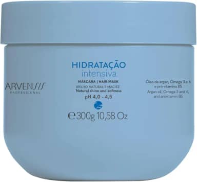 Arvensis – Máscara Capilar Hidratação Intensiva 300g | Hidratação Profunda, Brilho, Maciez, Fórmula Vegana, Para Cabelos Secos
