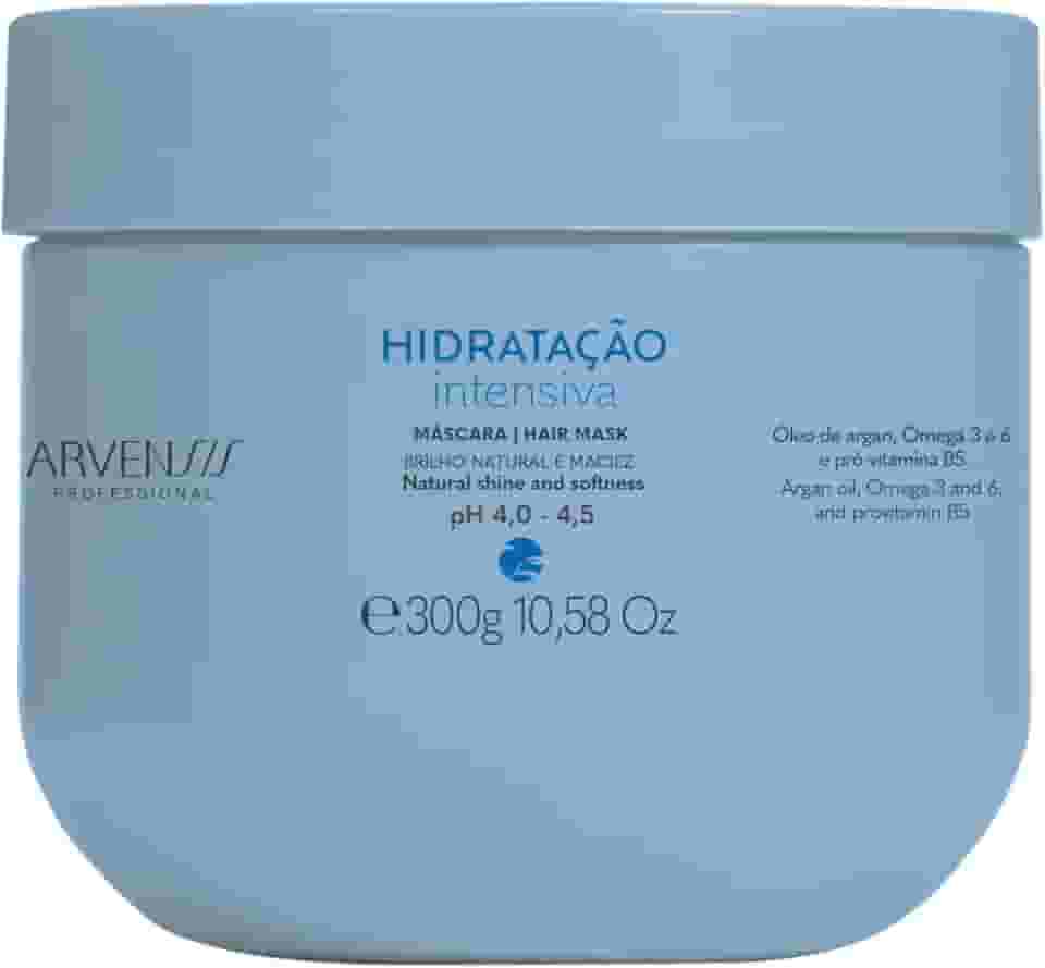 Arvensis – Máscara Capilar Hidratação Intensiva 300g | Hidratação Profunda, Brilho, Maciez, Fórmula Vegana, Para Cabelos Secos