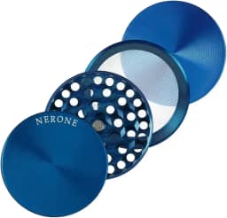 Dichavador/Moedor NERONE 4 partes metal azul