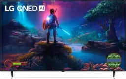 Smart TV LG 65' 4K QNED processador a8 AI, 120Hz, Design Super Slim, FreeSync e webOS 24-65QNED85TSA