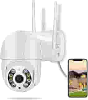 Câmera De Segurança Wi-fi Externa À Prova D'água Full Hd Gira 360 Bivolt