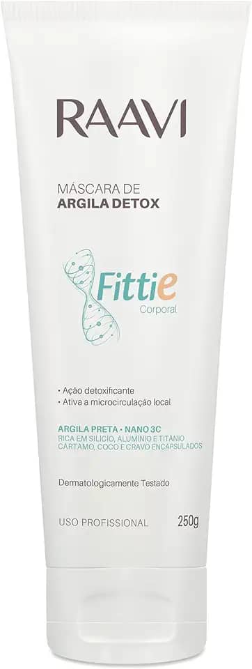 Raavi Máscara De Argila Detox Fittie 250G Pequeno