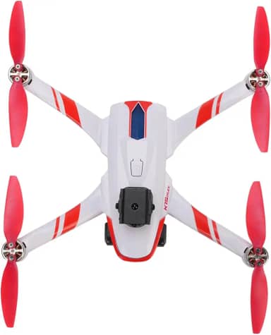 Heayzoki Drone Com Câmera 4K para Iniciantes e Adultos, Quadcóptero Sem Escova de Evitação de Obstáculos de 4 Vias, Rolo de 360 °, de Imagem Aérea Aprimorada para Fotografia Aérea (Vermelho)