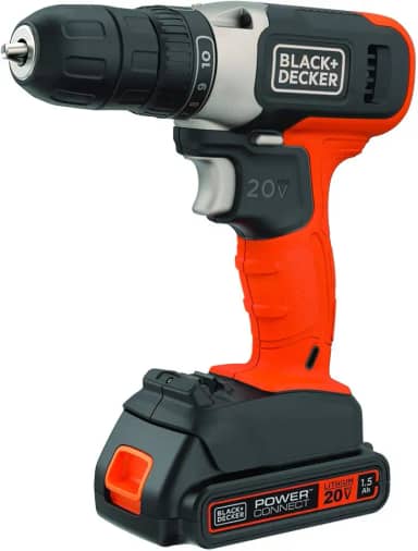 BLACK+DECKER Furadeira e Parafusadeira, Parafusadeira com Luz de Led, Modelo BCD702C1, 20V