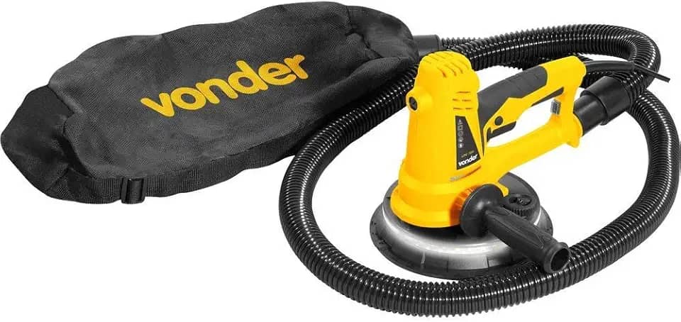Lixadeira De Parede Com Led Vonder Amarelo 127 V