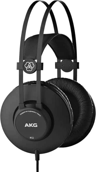 FONE DE OUVIDO PROFISSIONAL AKG K52 PT Preto Grande