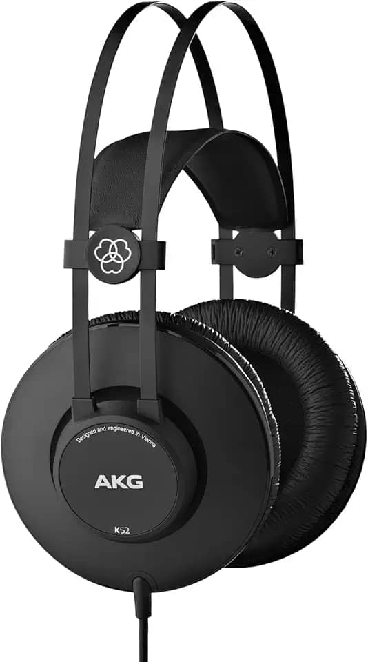 FONE DE OUVIDO PROFISSIONAL AKG K52 PT Preto Grande