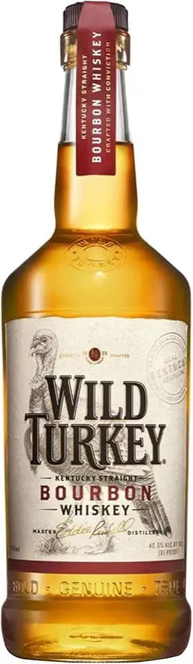 Whiskey Bourbon Wild Turkey 81 Wild Turkey 81 Sabor Caramelo Adocicado. 1000 Ml