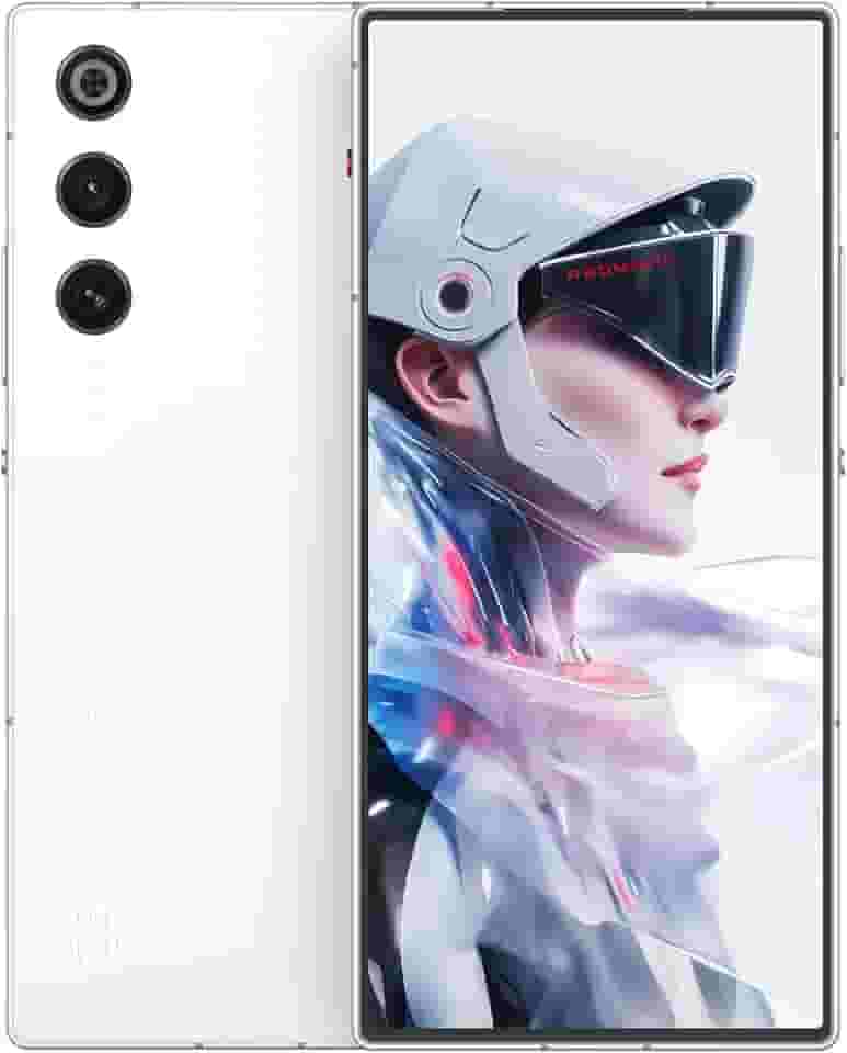 REDMAGIC 10 Air 120Hz Telefone para jogos, 5G Android Smartphone, 12GB RAM+256GB ROM, Snapdragon 8 Gen 3, 6.8' AMOLED Tela cheia, FHD+, 50MP Câmera, Dual-Sim, Celular desbloqueado Branco
