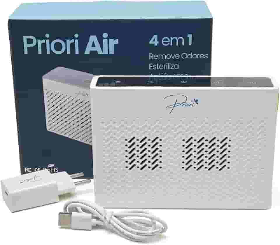 PrioriAir Gerador de ozônio bivolt para ambiente e veiculos