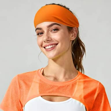 Faixa de cabelo esportiva para corrida, basquete, ioga com sensação de resfriamento e respirabilidade especialmente projetada para mulheres, meninas e mulheres