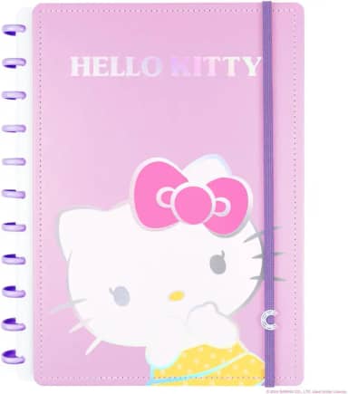 Caderno Inteligente, Grande, Hello Kitty, 200x275 mm, 80 Folhas decoradas