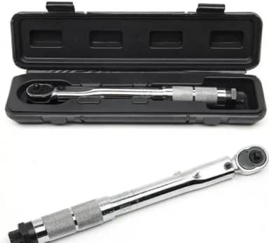 TORQUIMETRO DE ESTALO MINI P/SOQUETE 1/4 5-25 NM 0,5KG A 2,5KG