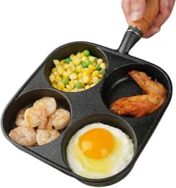 Frigideira Ovos Omelete 4 Compartimentos